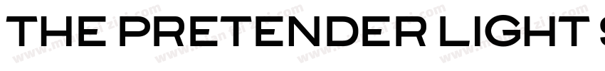 The Pretender Light Sans字体转换